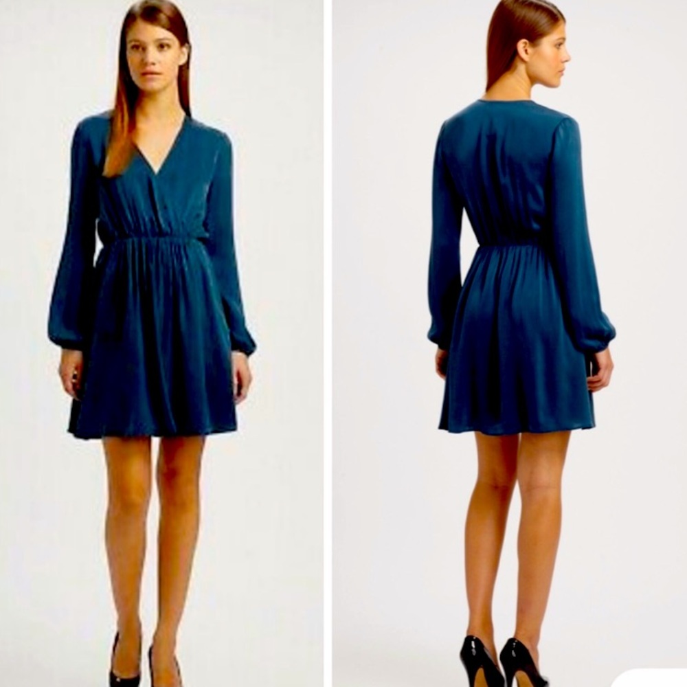 Theory | Dresses | LIEV CICERO | 100% silk pleated A-line dress |  Size small
